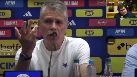 Casimiro em reação à entrevista coletiva de Paulo Autuori
