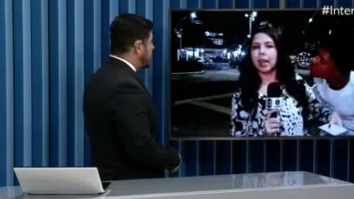 Vídeo: homem assedia repórter da Globo durante telejornal