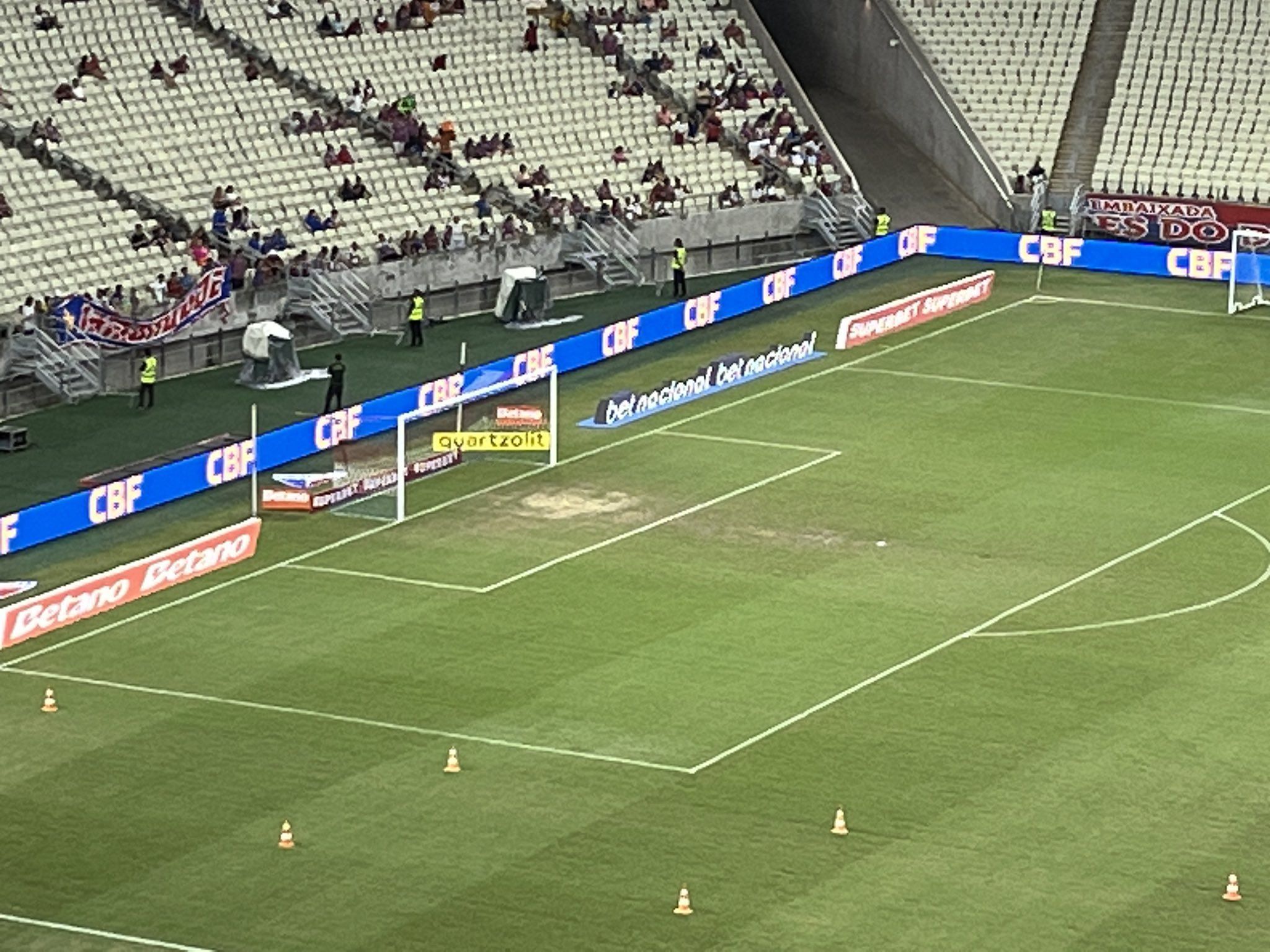 Conmebol agenda vistoria em gramado do Castelão; veja data