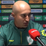 Cauan de Almeida diz se teme demissão após novo empate do América na Série B