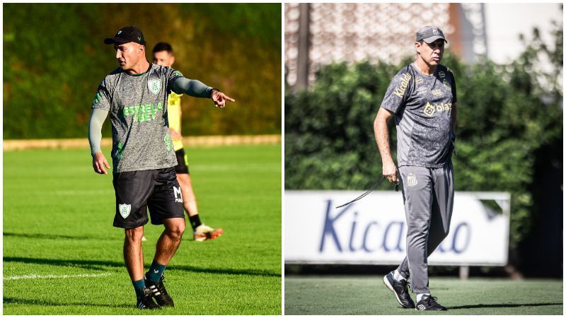 América x Santos: prováveis escalações para partida da Série B