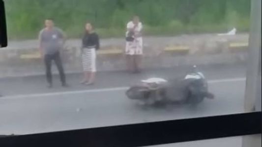 Cavalo provocou acidente entre carro e moto na MG-010 em Vespasiano
