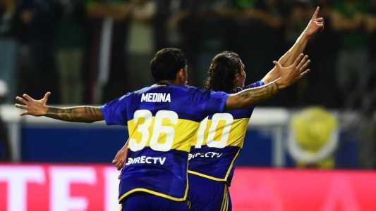 Cavani fez o gol do Boca Juniors no tempo regulamentar