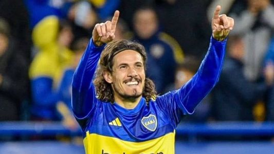 Cavani fez o primeiro gol com a camisa do Boca Juniors