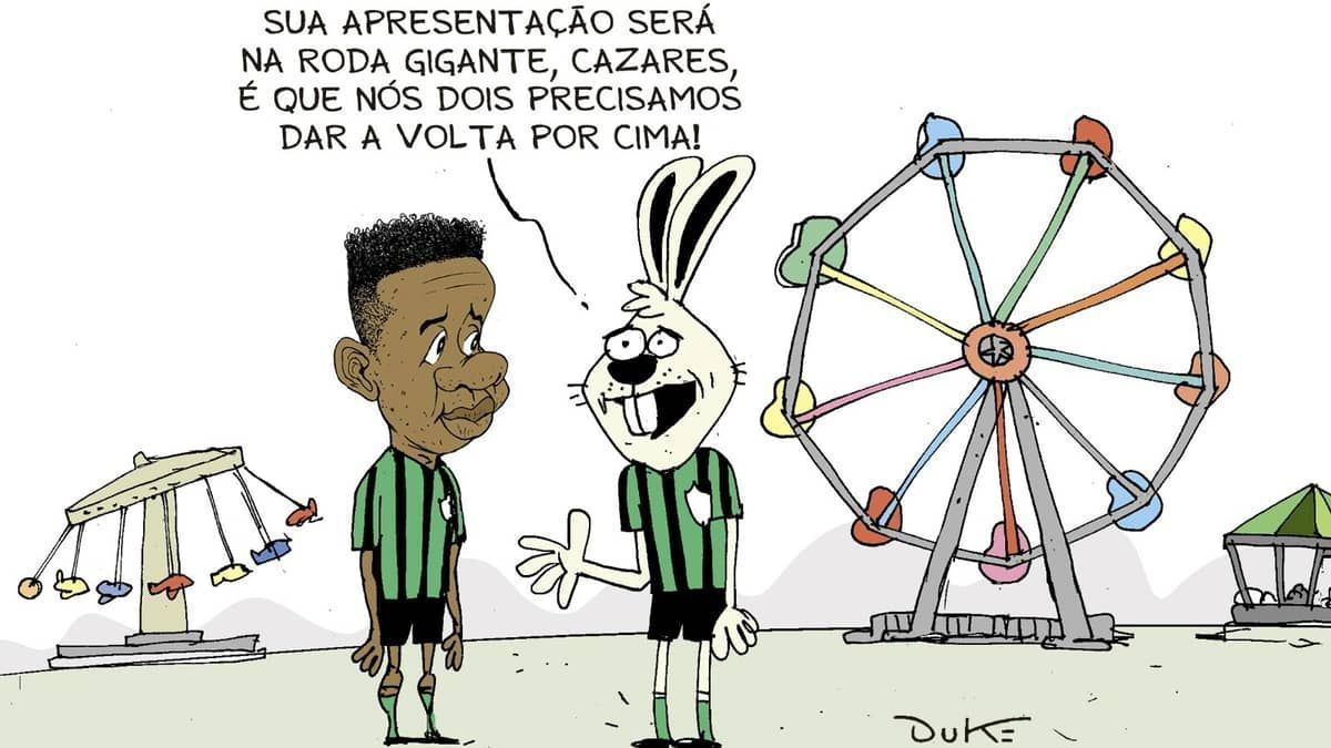 Charge do Duke: Cazares no América