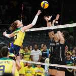 Seleção Feminina faz 3 a 0 na Coreia do Sul pela Liga das Nações de Vôlei
