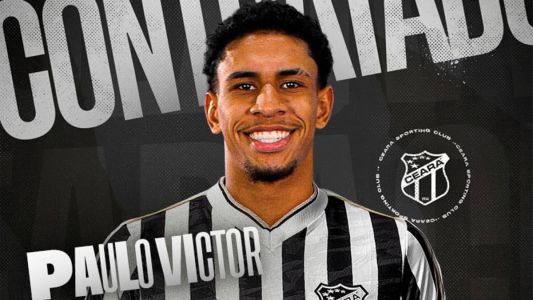 Ceará anuncia a contratação do lateral-esquerdo Paulo Victor