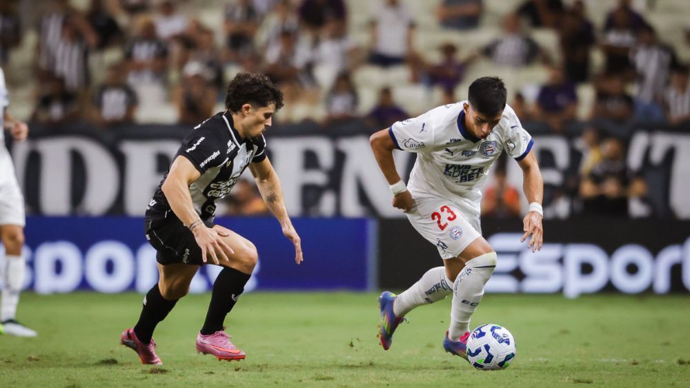 Goleiro fecha o gol, e Ceará empata com o Bahia pelo Brasileirão