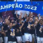 Ceará ergue a taça de campeão da Copa do Nordeste 2023; veja o vídeo