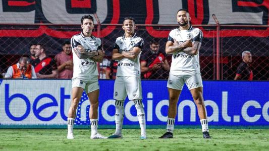 Ceará goleou o Atlético-GO por 3 a 0 em Goiânia