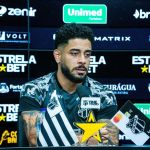 Matheus Bahia celebra bom momento no Ceará: 'É só o começo'