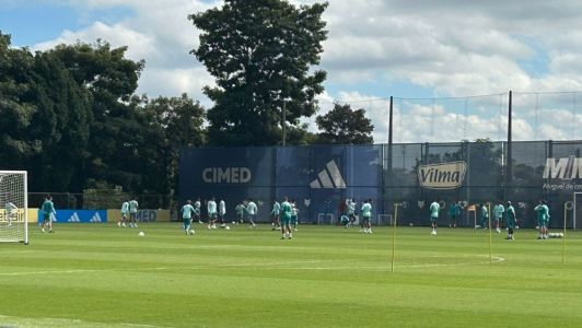Treino do Cruzeiro em 11 de julho de 2025