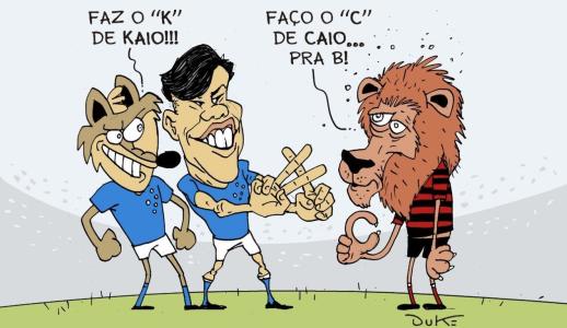 Charge do Duke após Cruzeiro 3 x 1 Vitória