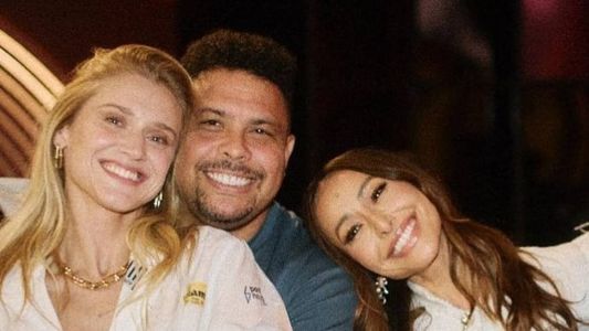 Celina (esq), Ronaldo (centro) e Sabrina (dir)