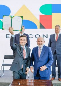 O ministro do Turismo, Celso Sabino