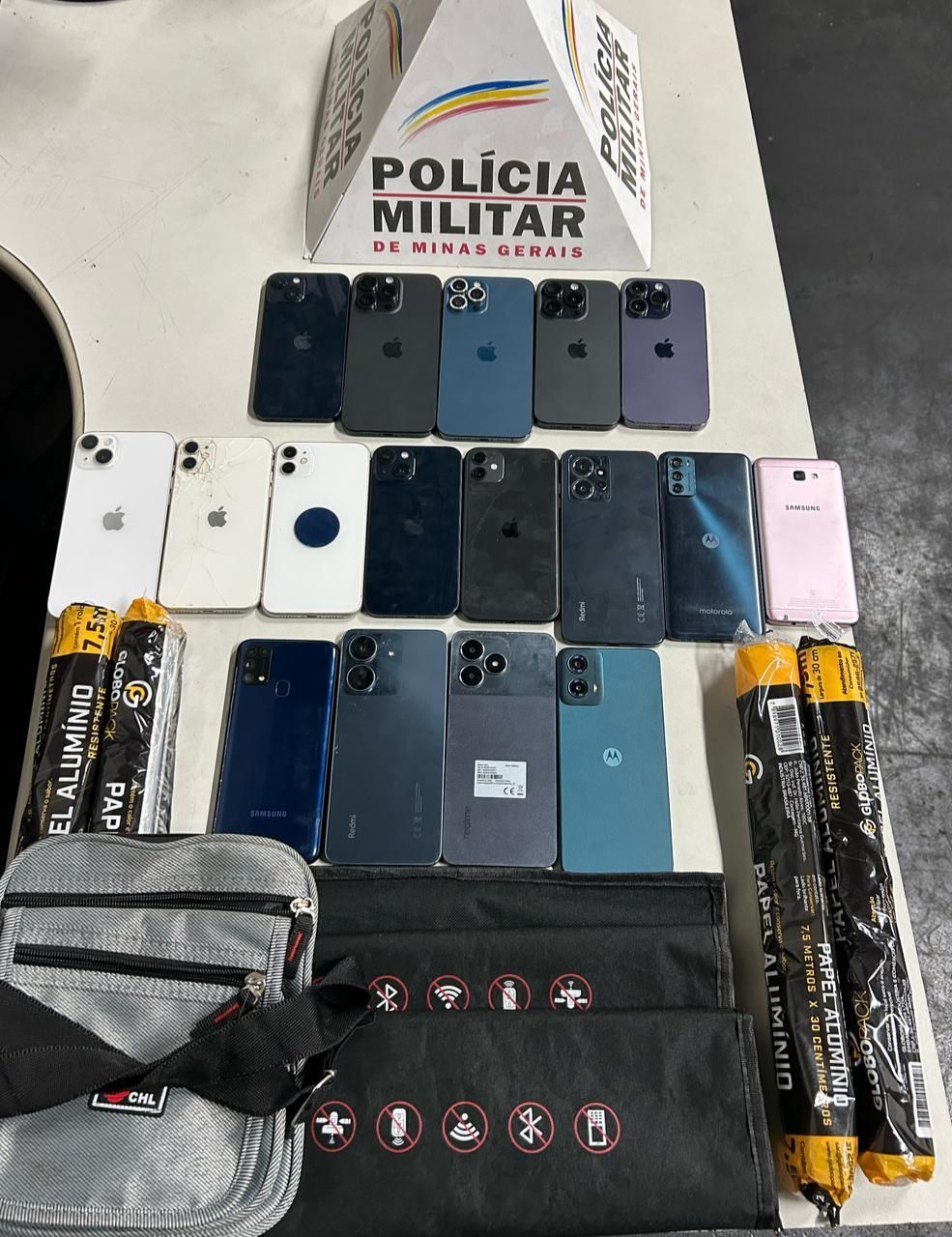 Polícia recupera mais de 20 celulares furtados durante Carnaval no hipercentro de BH