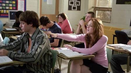 Cena de 'Meninas Malvadas', filme de comédia adolescente lançado em 2004