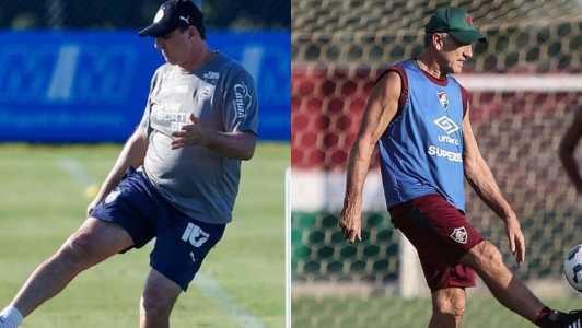 Rogério Ceni, do Bahia, e Renato Gaúcho, do Fluminense