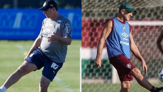 Rogério Ceni, do Bahia, e Renato Gaúcho, do Fluminense