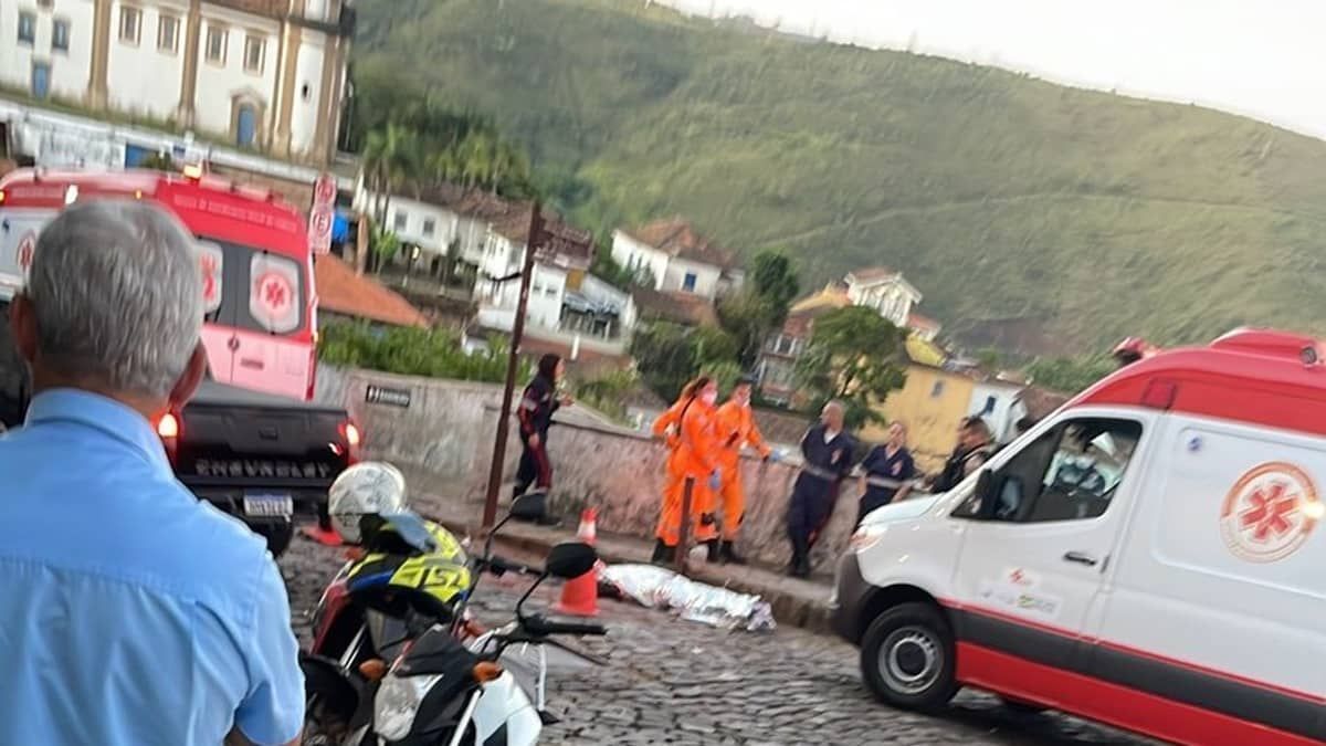 Homem é morto a tiros próximo a Praça Tiradentes, em Ouro Preto