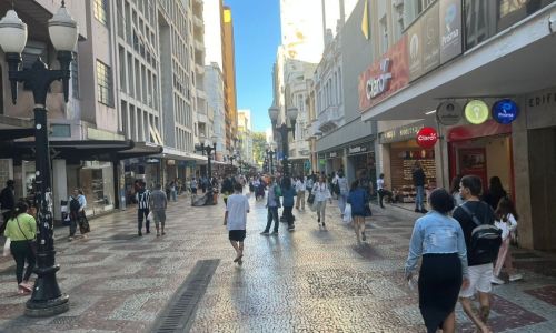 Calçadão da Halfeld Centro Juiz de Fora