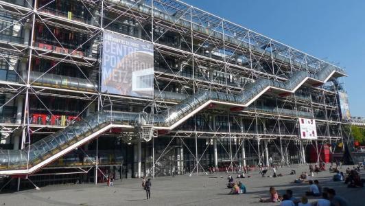 Centro Pompidou, em Paris, tem grande acervo de arte contemporânea