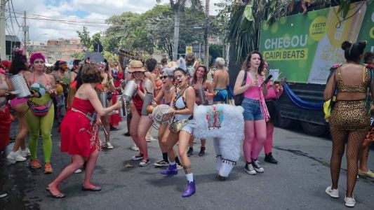 Cerca de 12 blocos desfilaram em Belo Horizonte neste sábado (4)