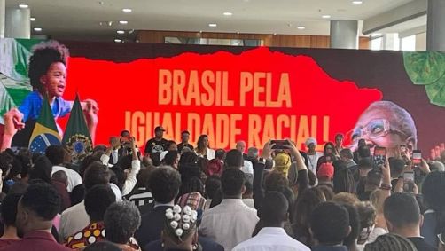 Cerimônia pela Igualdade Racial no Planalto