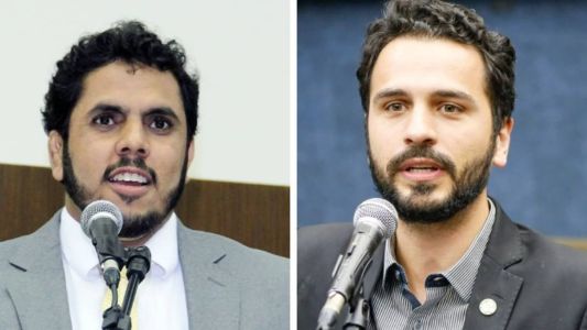 César Gordin (esq.) vai ministrar aulas de boxe; Uner Augusto (dir.) não gostou