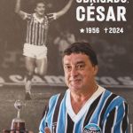 César, campeão da Libertadores e do mundo com o Grêmio, morre aos 68 anos