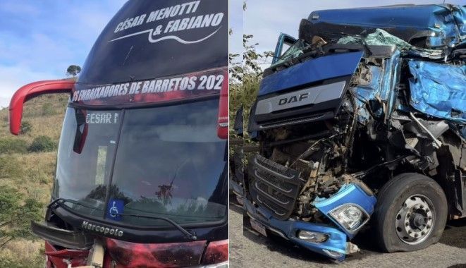 César Menotti fala em ‘mão do Senhor’ e 'livramento' após acidente com ônibus na BR-262