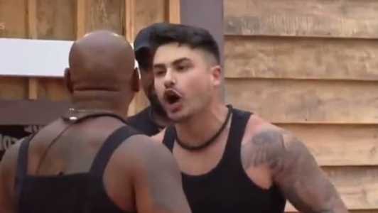 Cézar Black e Lucas discutiram feio nesta tarde
