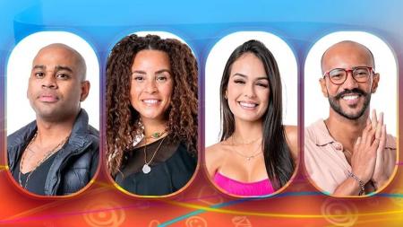 Cezar, Domitila, Larissa e Alface estão no paredão