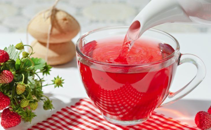 Chá-mate com morango é receita simples e refrescante