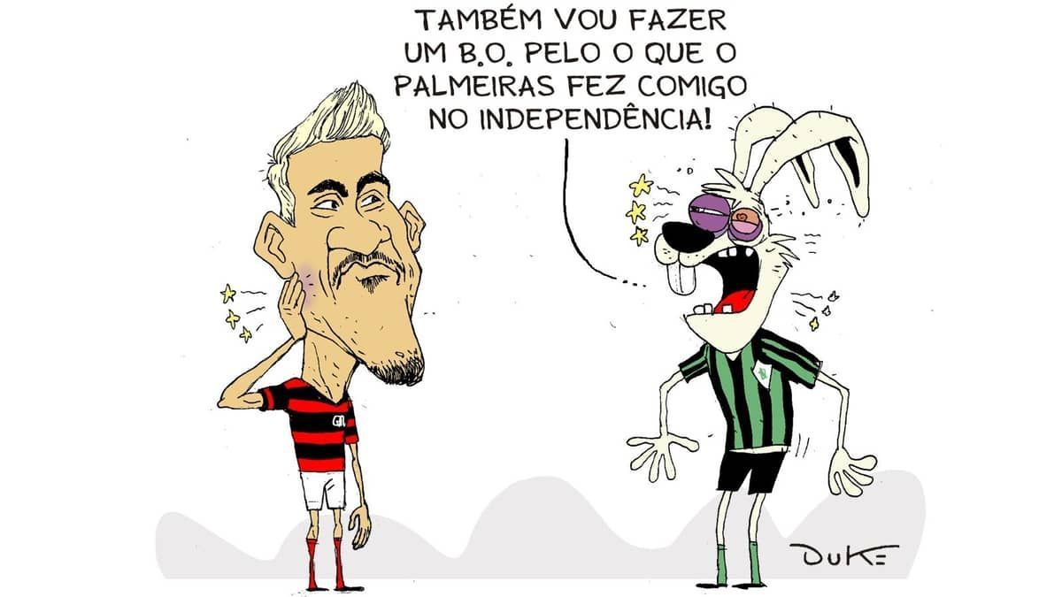 Charge do Duke: o estrago do Palmeiras contra o América