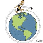Charge do Duke: a repercussão do gol de Hulk, do Atlético, pelo mundo