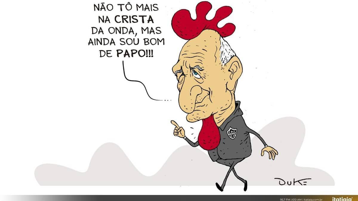Charge do Duke: a 'crista da onda' de Felipão no Atlético