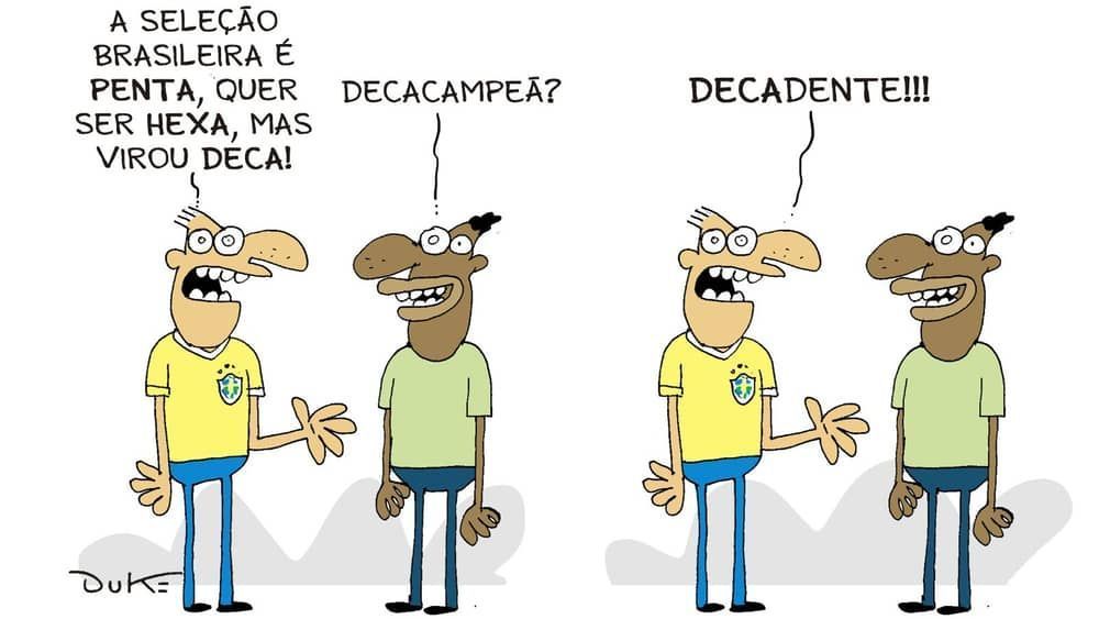 Charge do Duke: o 'deca' da Seleção Brasileira