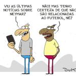 Charge do Duke: o momento de Neymar fora de campo
