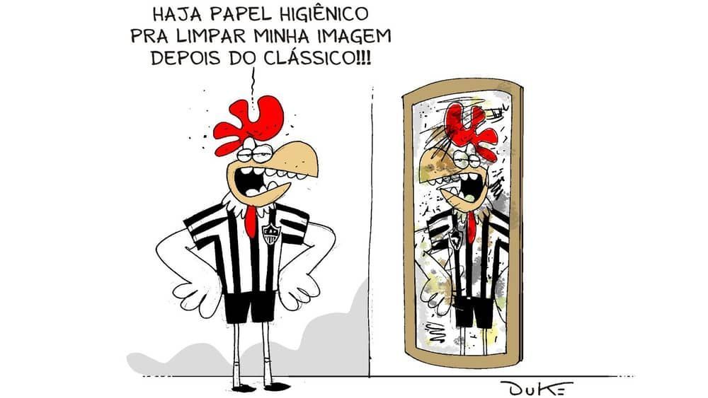 Charge do Duke: papel higiênico e a 'imagem suja' do Atlético