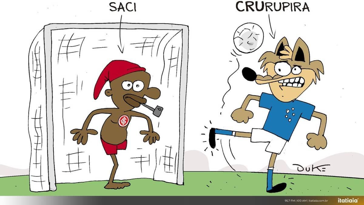 Charge do Duke: o empate entre Inter e Cruzeiro no Brasileirão