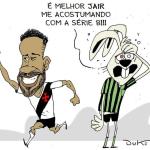 Charge do Duke: é melhor o América 'Jair se acostumando' com a Série B?