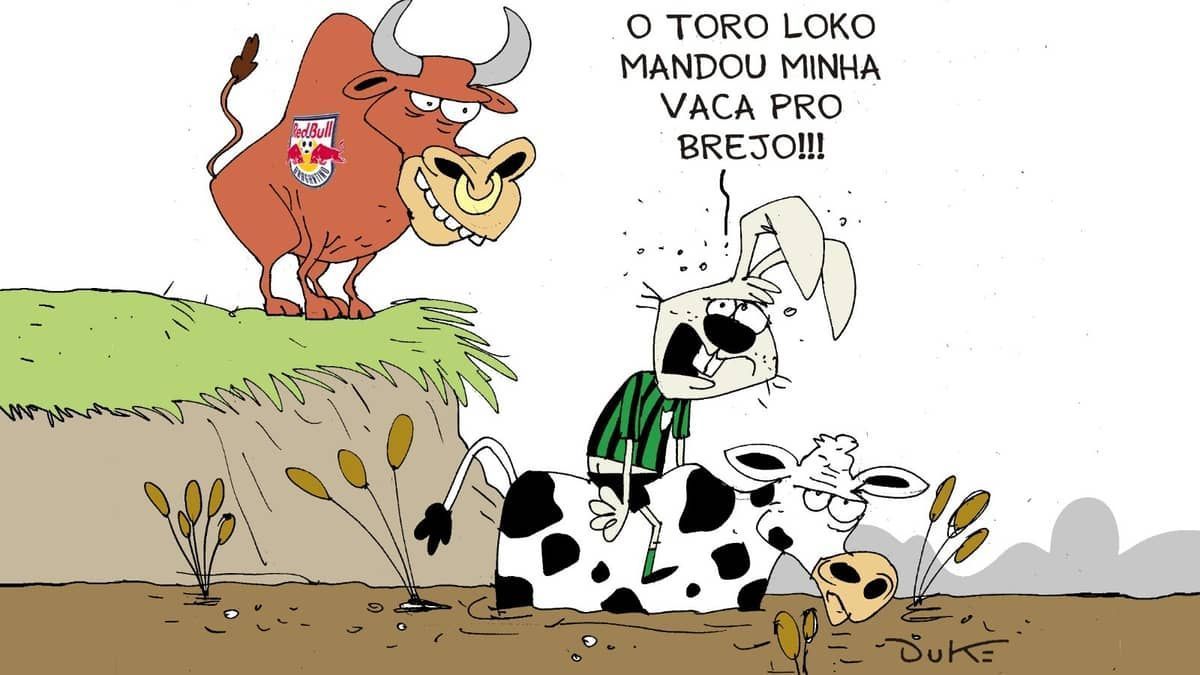 Charge do Duke: a vaca do América no brejo no Brasileirão