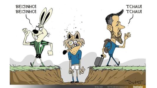 Charge do Duke após eliminação celeste