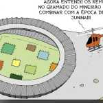 Charge do Duke: o 'remendado' Mineirão