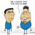 Charge do Duke: a 'ordem' de Ronaldo a Zé Ricardo, técnico do Cruzeiro