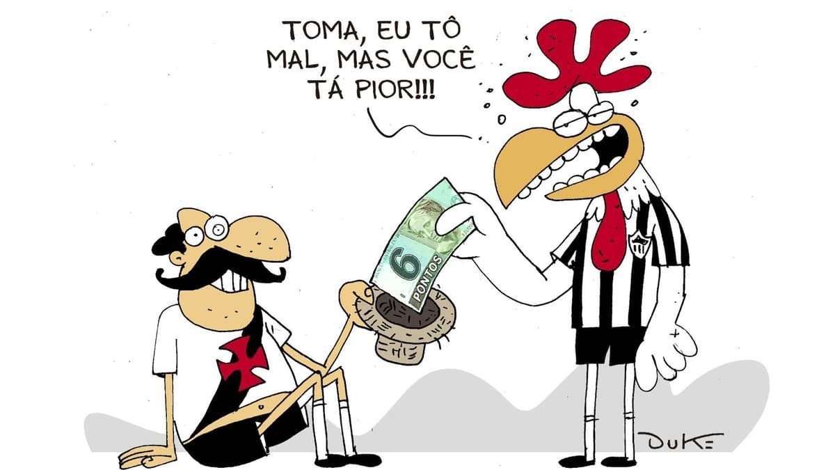 Charge do Duke: a caridade do Galo com o Vasco