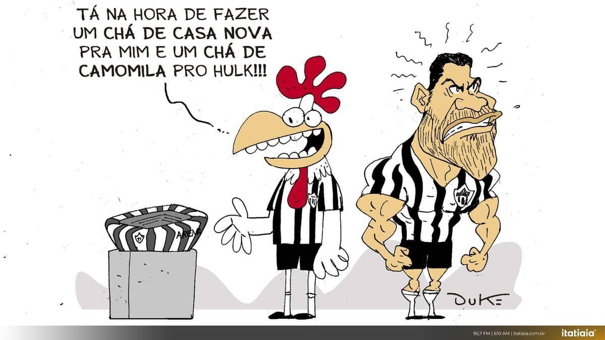 Charge do Duke: mais uma expulsão de Hulk, do Atlético, por reclamação