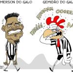 Charge do Duke: o 'gemidão' do Galo na derrota para o Cruzeiro
