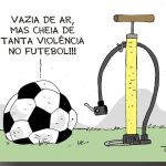 Charge do Duke: violência nos estádios de futebol